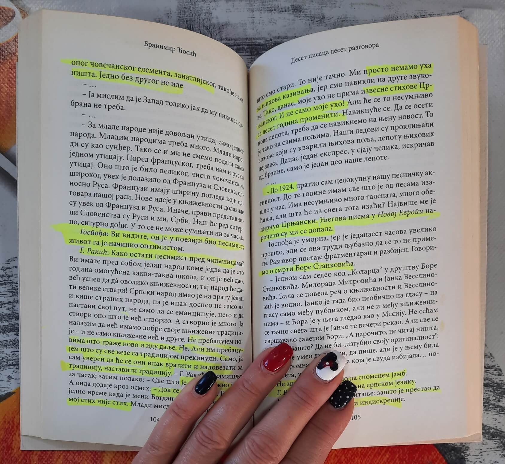 Deset pisaca deset razgovora - Branimir Ćosić