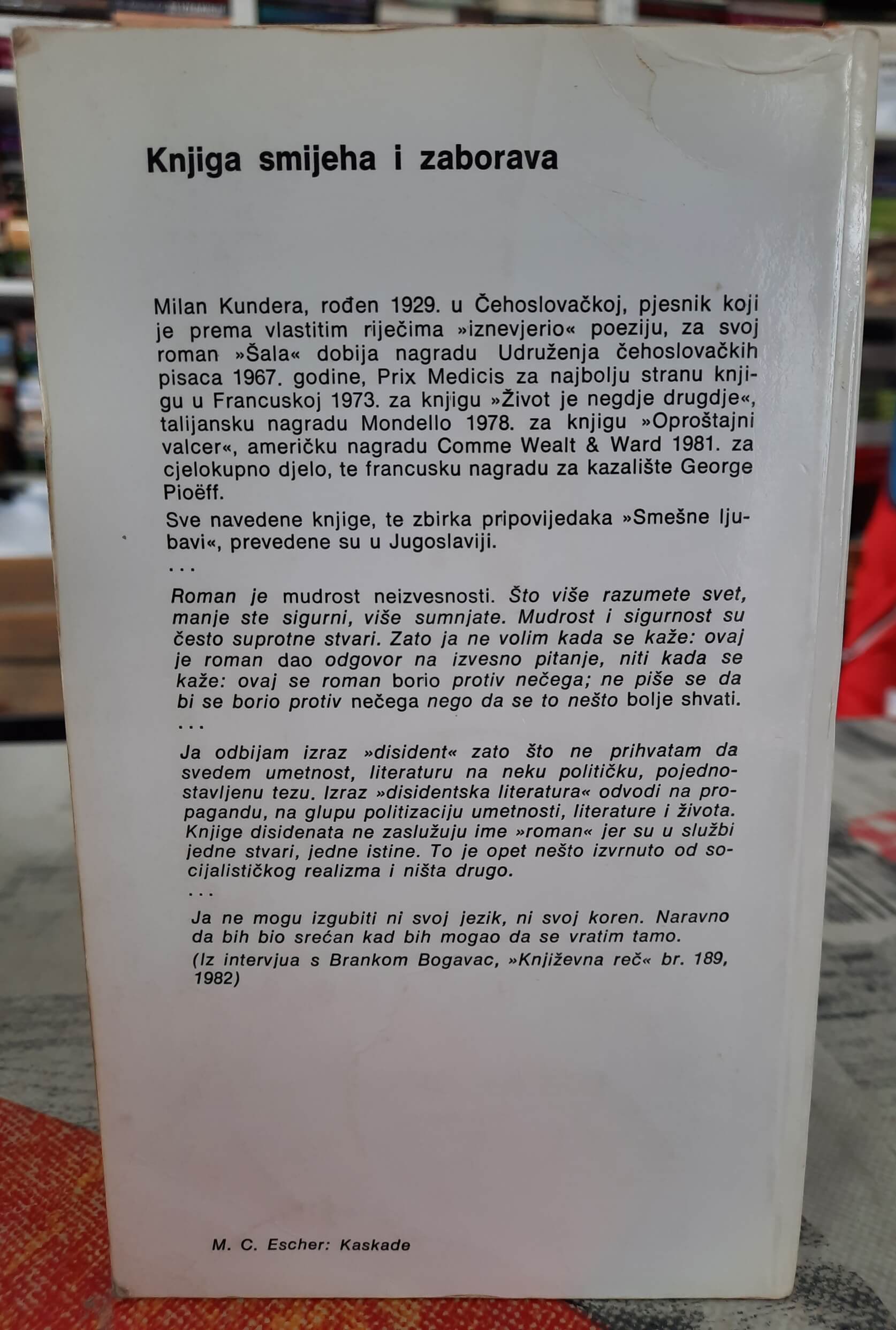 Knjiga smijeha i zaborava - Milan Kundera