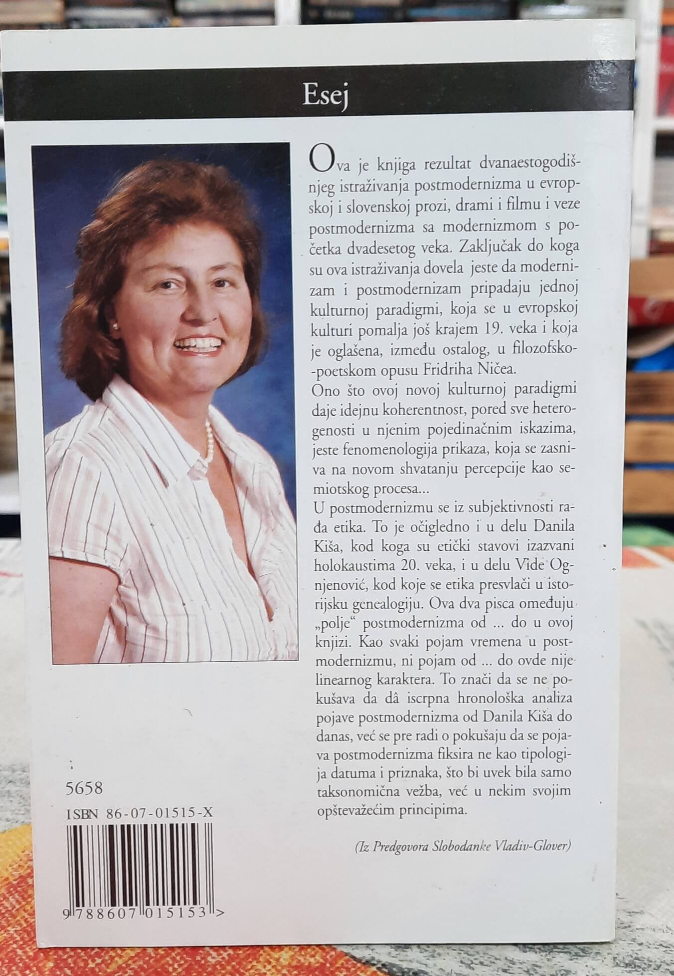 Postmodernizam od Kiša do danas - Slobodanka Vladiv Glover