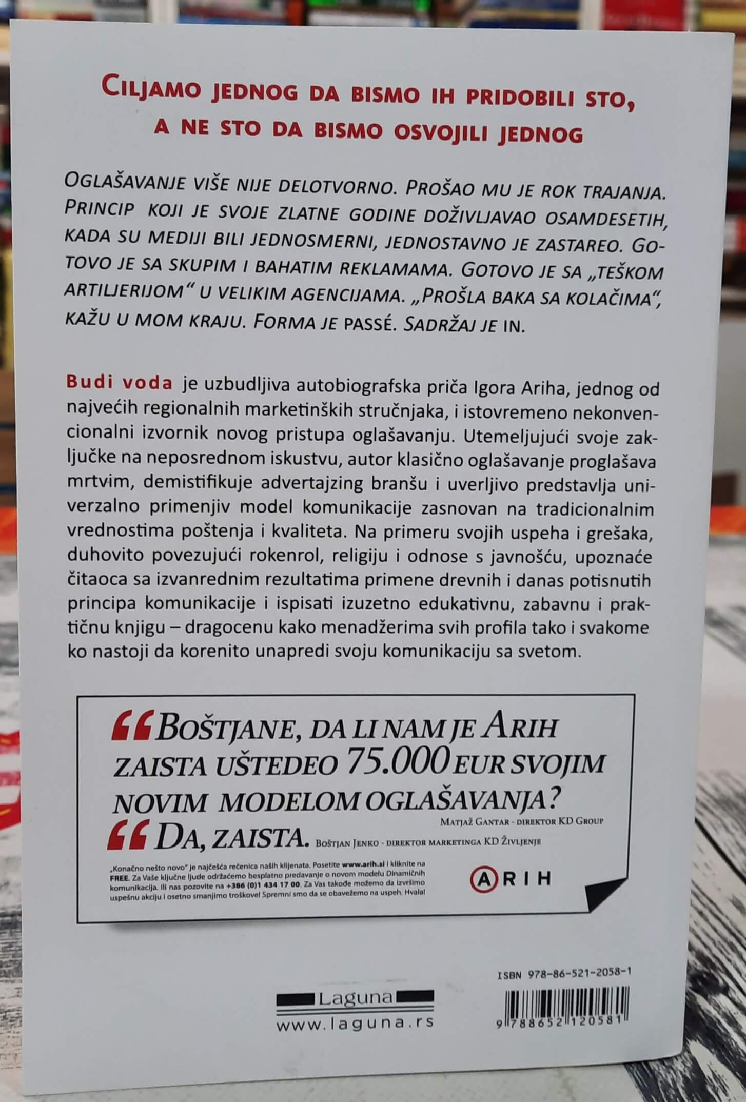 Budi voda - Igor Arih