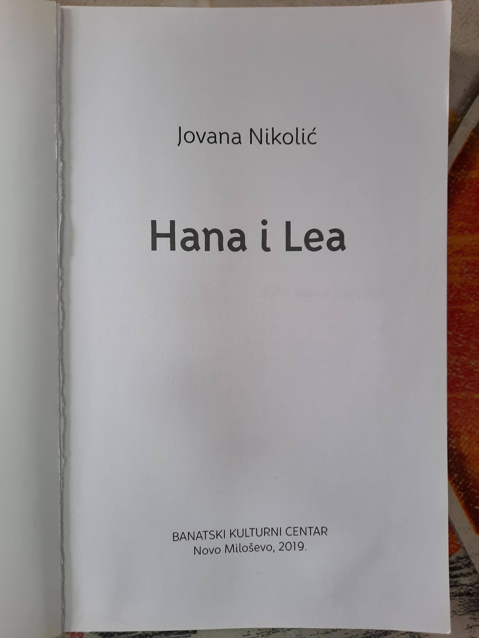 Hana i Lea - Jovana Nikolić