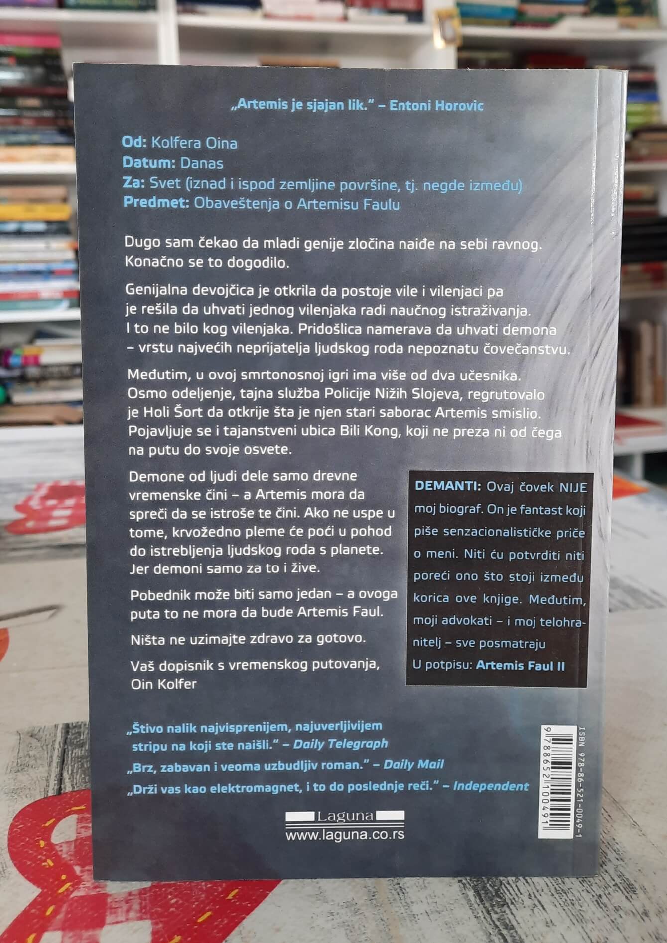 Artemis Faul - i Izgubljena kolonija - Oin Kolfer