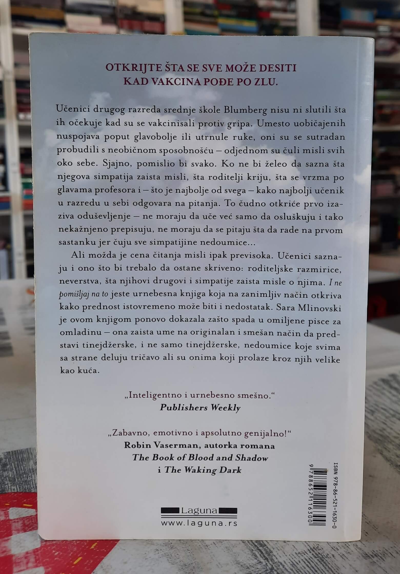 I ne pomišljaj na to - Sara Mlinovski