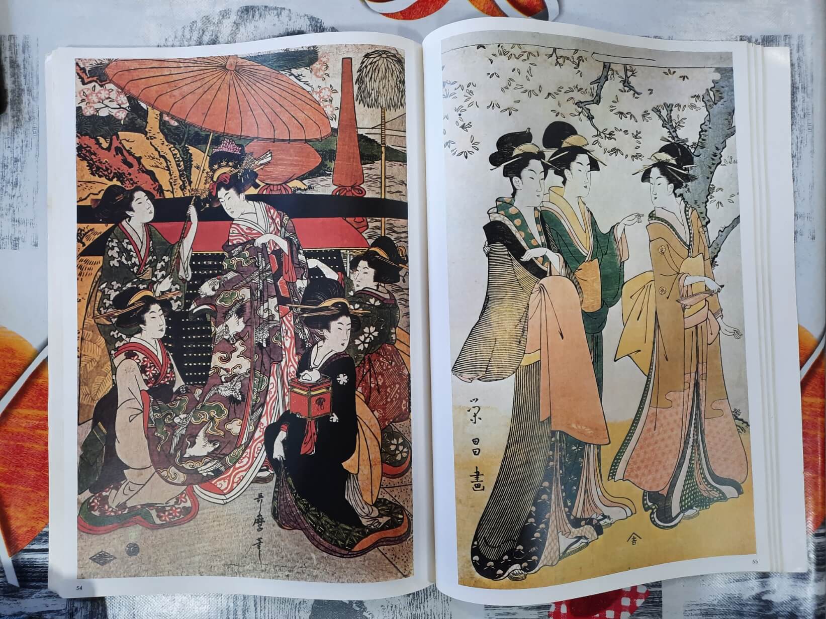 Japanski drvorez u boji