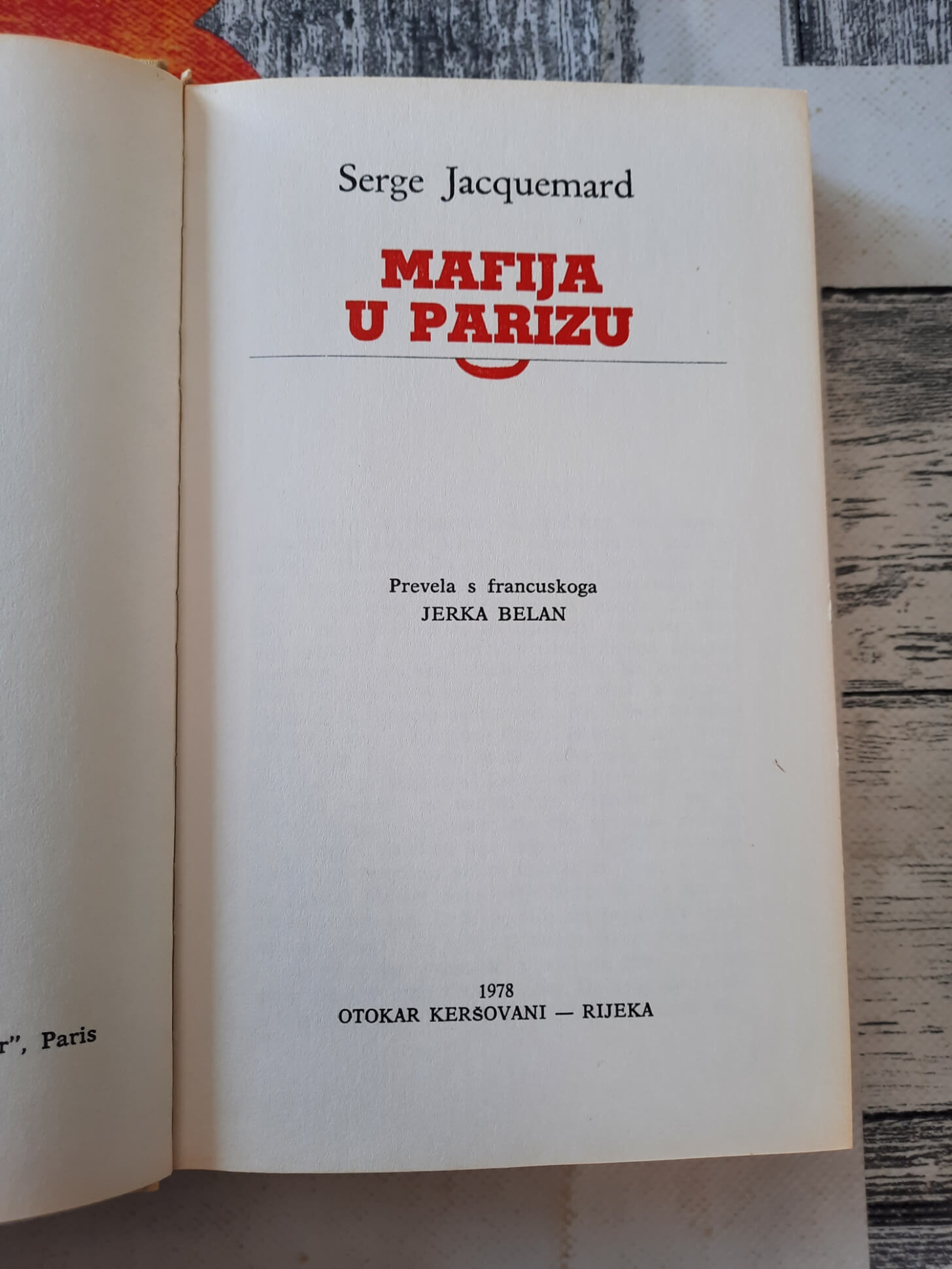 Mafija u Parizu - Serge Jacquemard