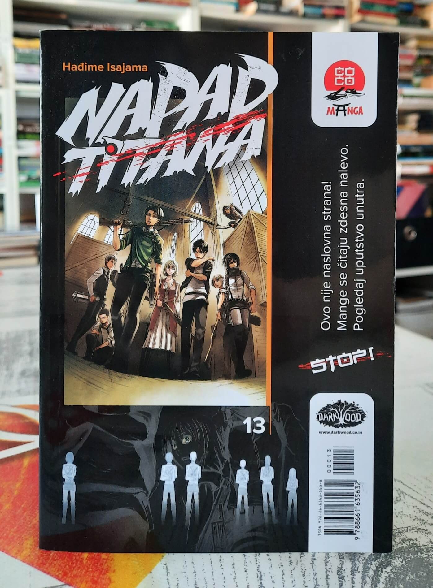 Napad Titana br. 13 - Hađime Isajama