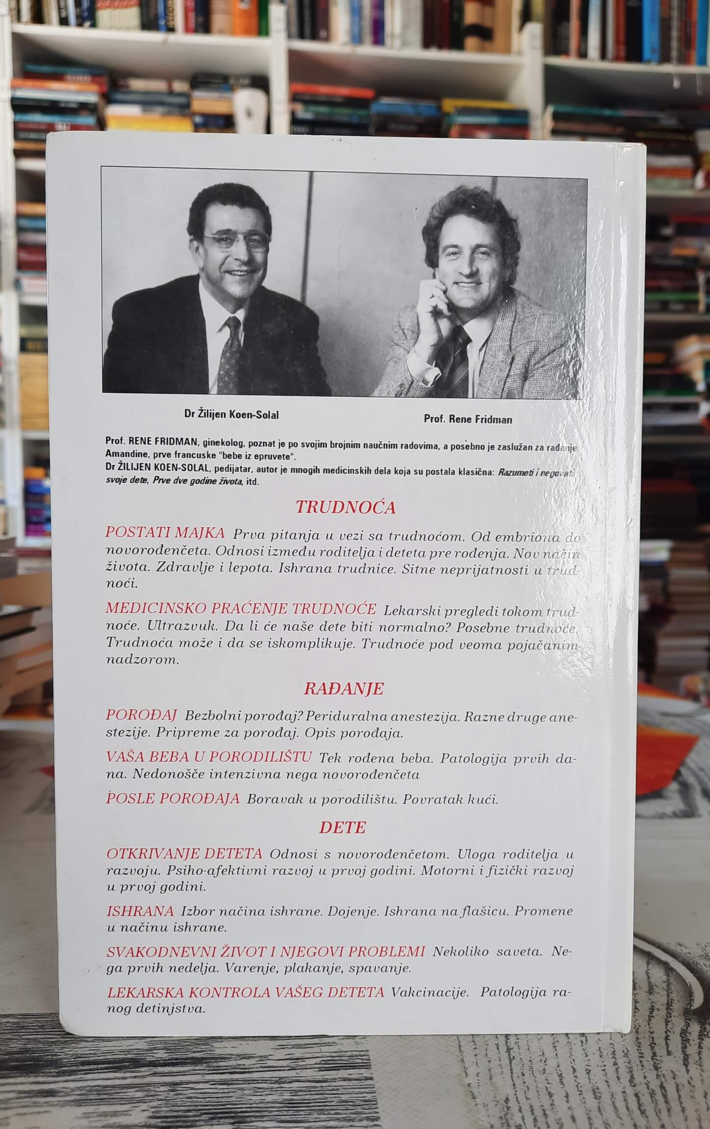 Moja trudnoća moja beba - Prof. Fridman i dr Koen - Solal