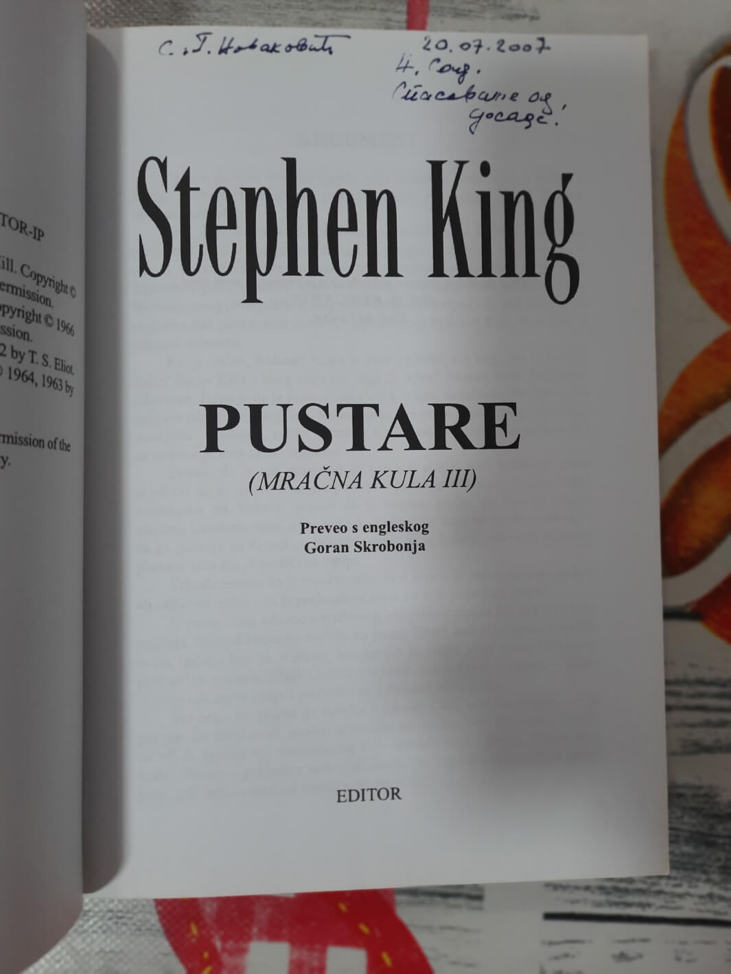 Pustare - Mračna kula III - Stephen King
