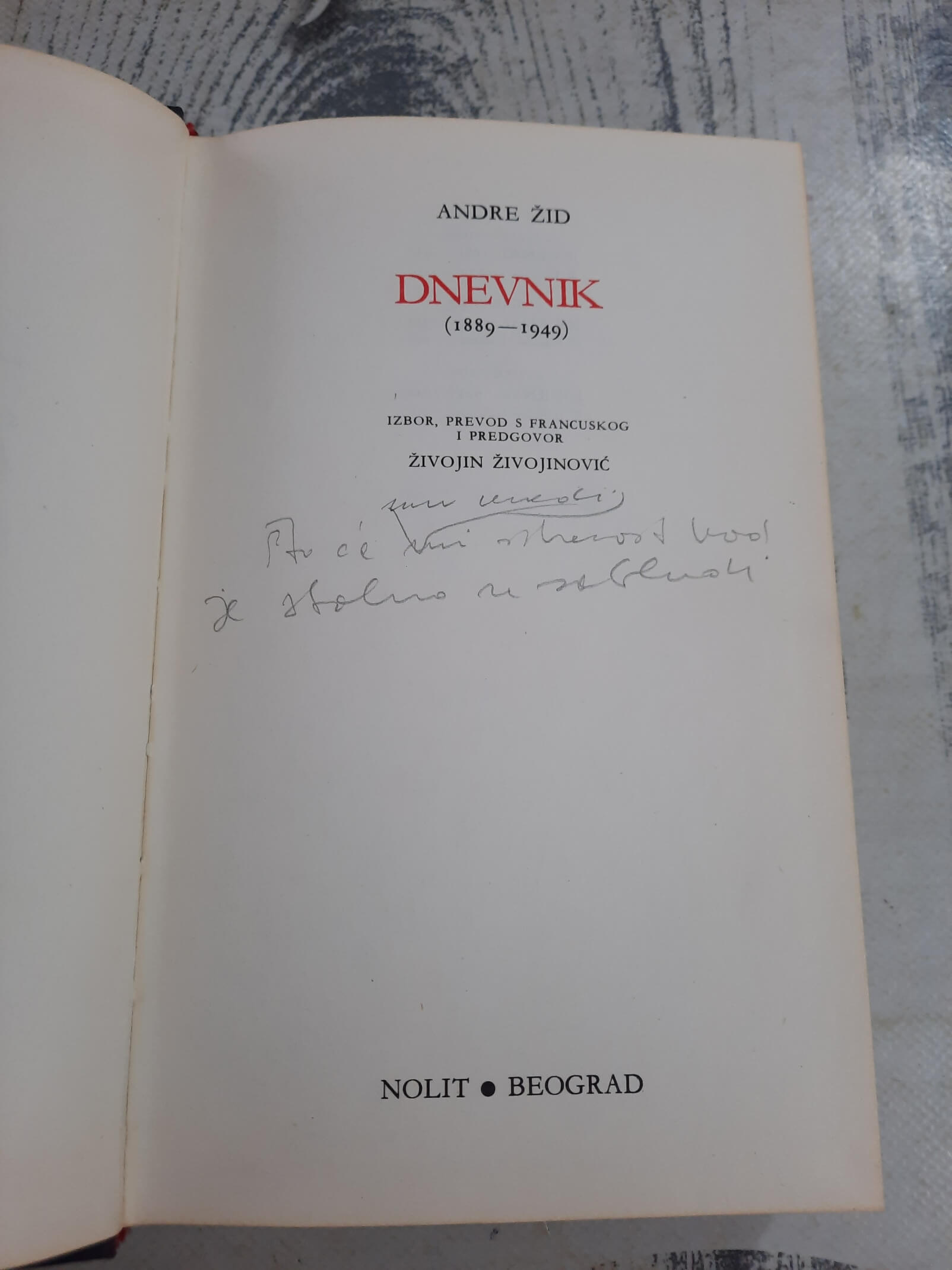 Dnevnik - Andre Žid