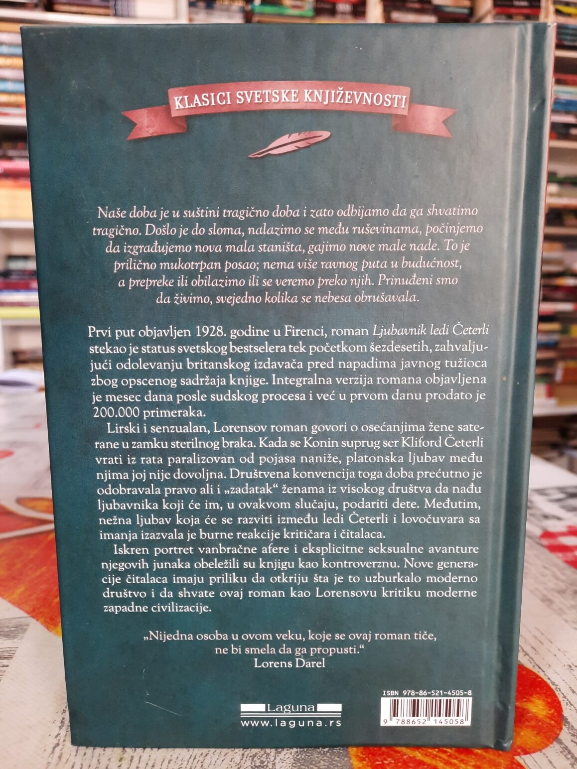 Ljubavnik Ledi Četerli - D. H. Lorens