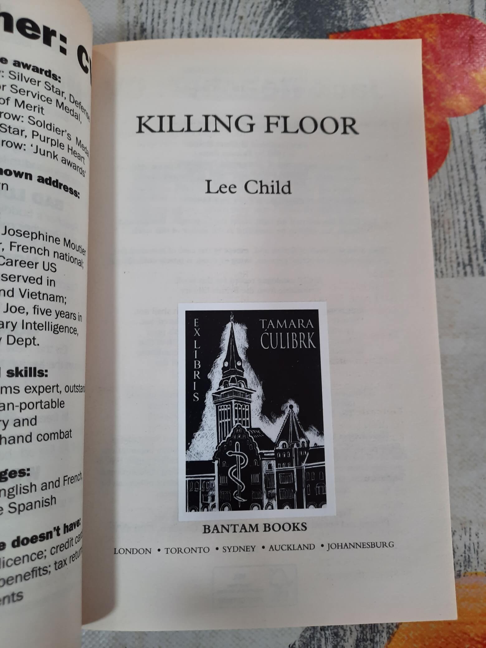 Killing floor - Lee Child