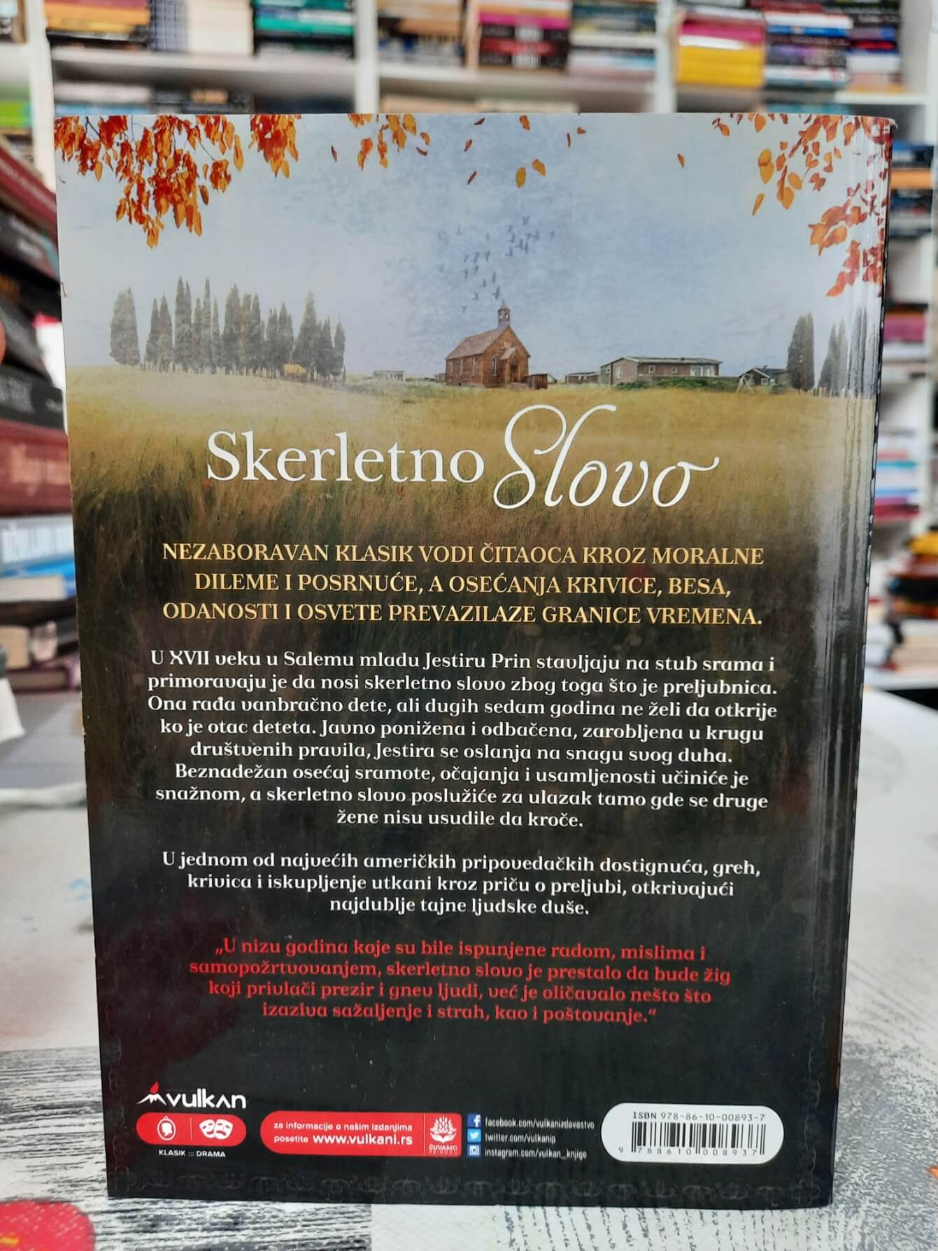 Skarletno slovo - Natanijel Hotorn