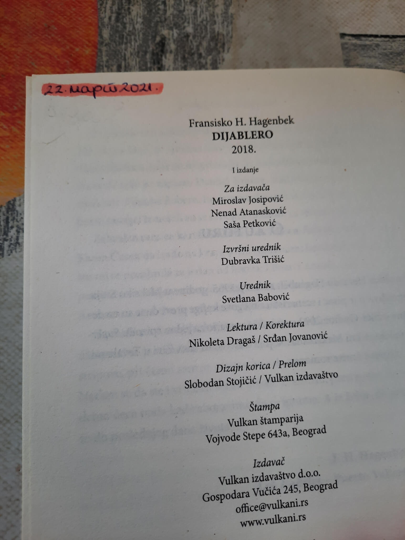Dijablero Lovac na demone - Fransisko H. Hagenbek