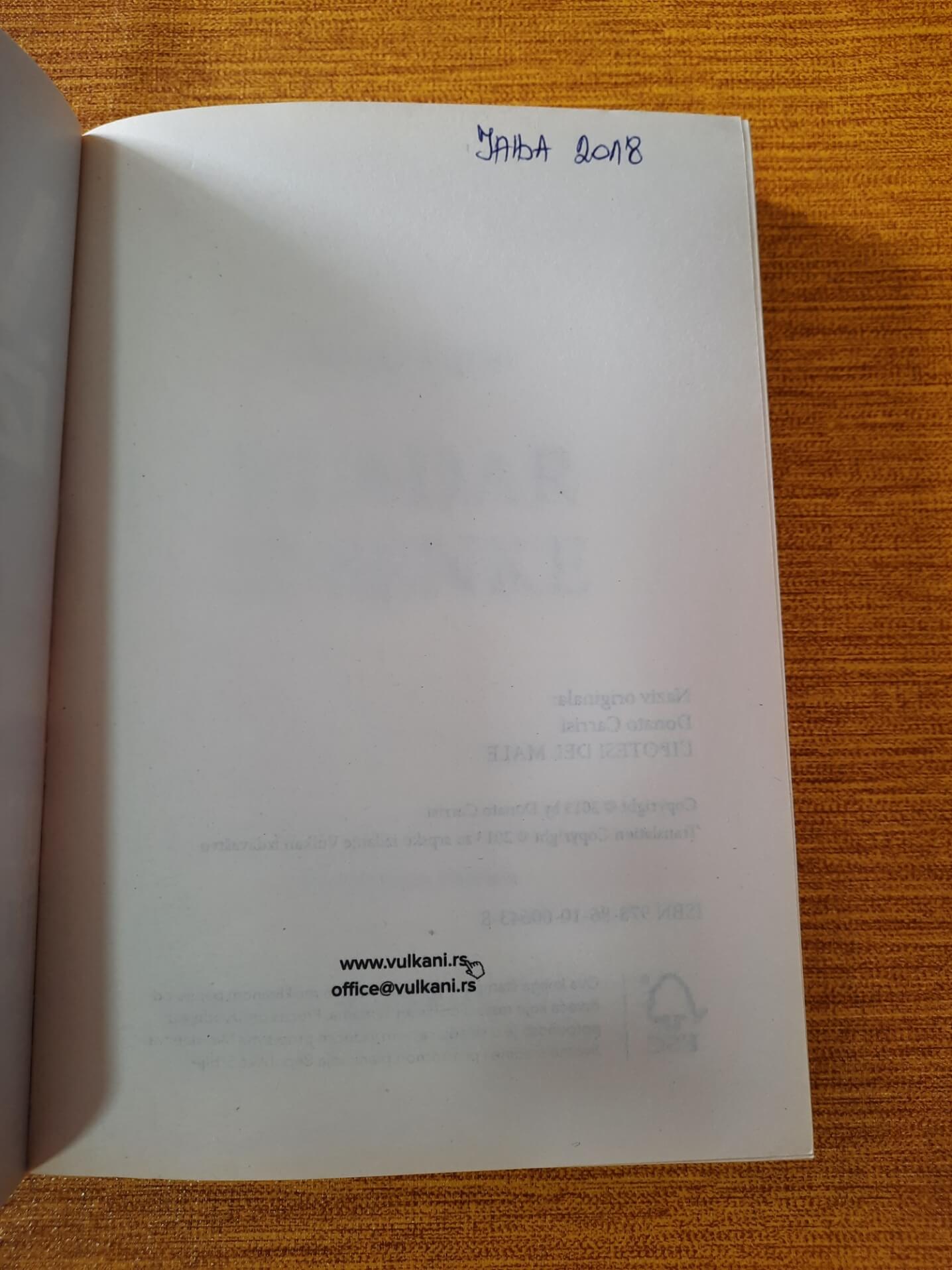 Vladar iz senke - Donato Karizi