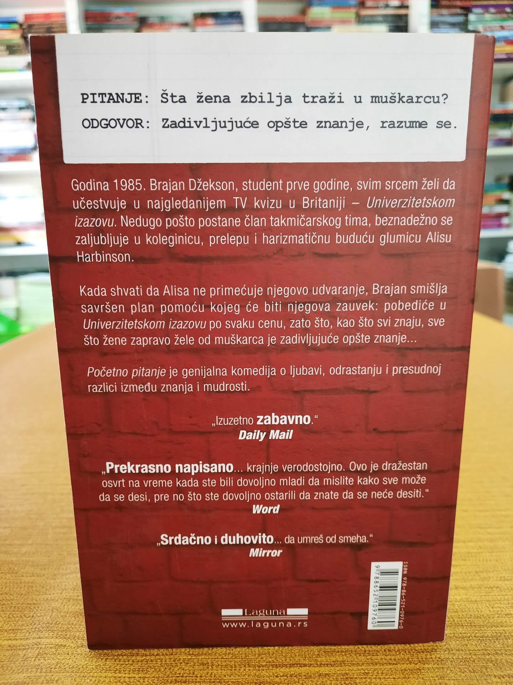 Početno pitanje - Dejvid Nikols