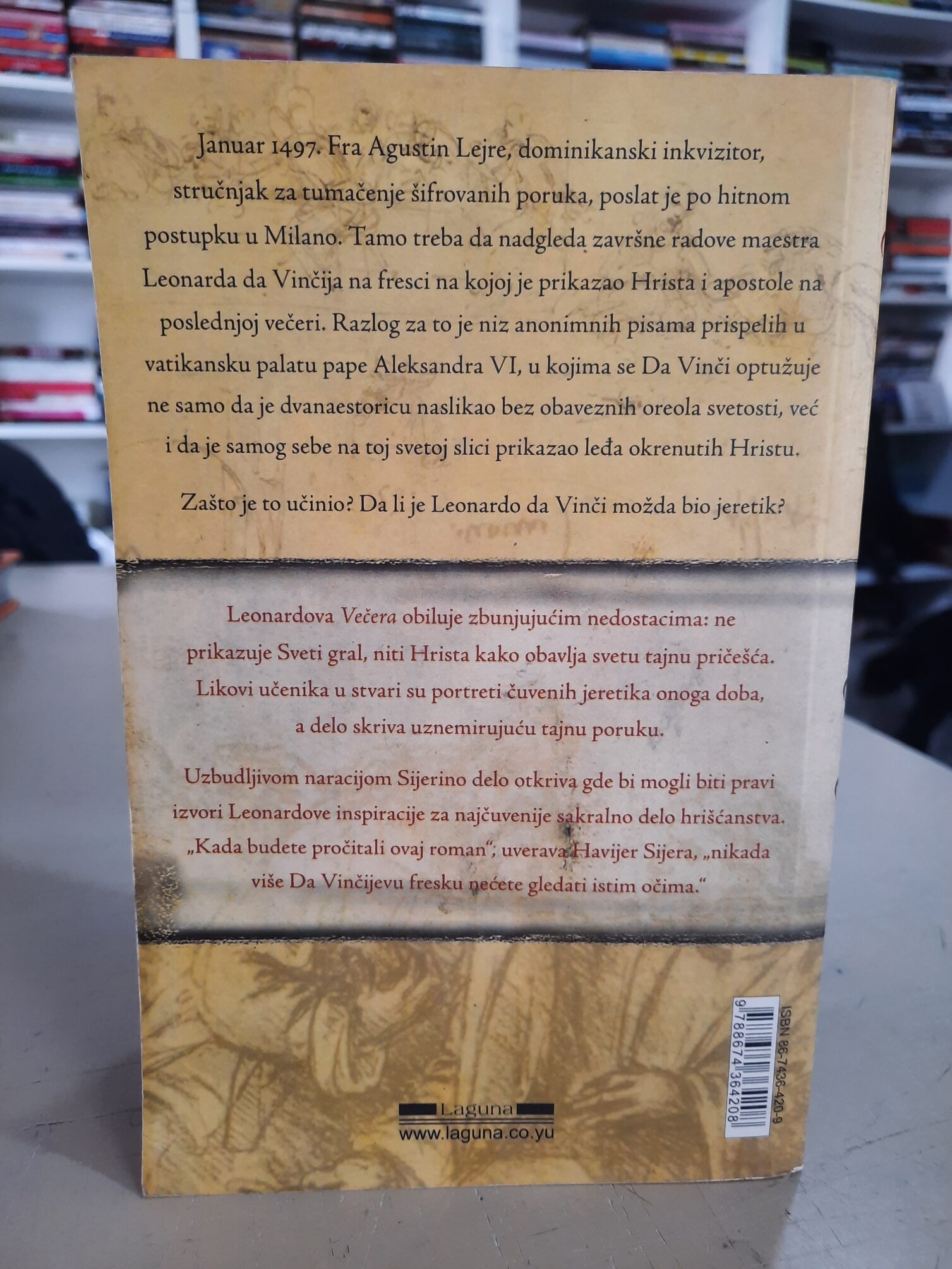 Tajna večera - Havijer Sijera