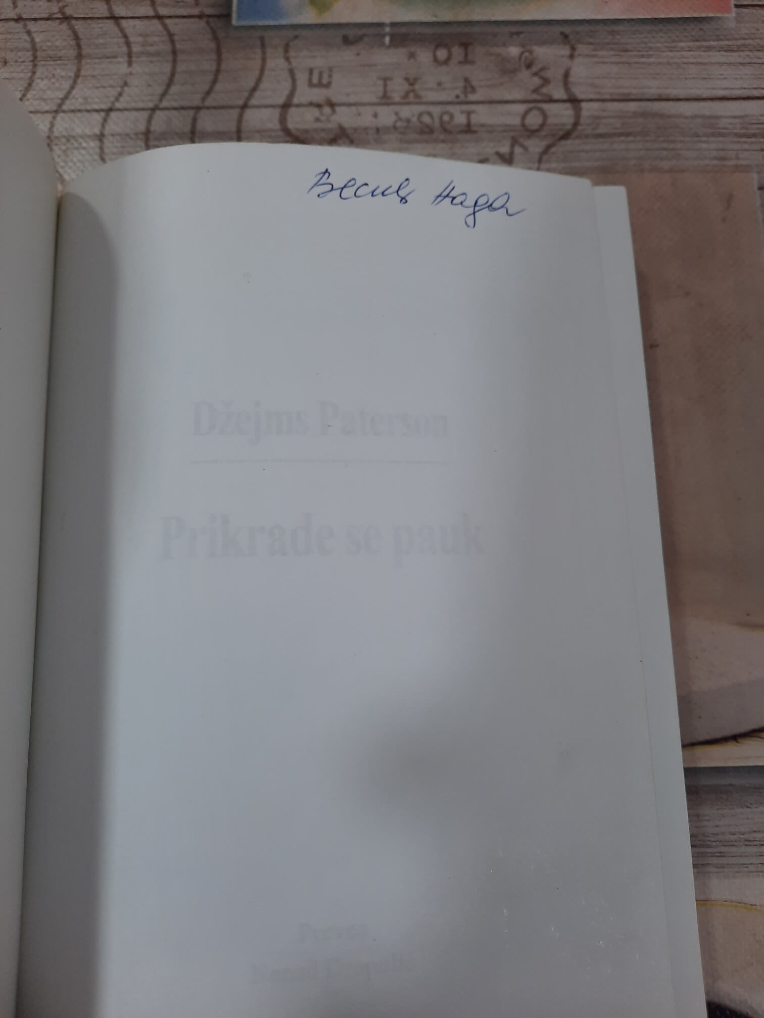 Prikrade se pauk - Džejms Paterson