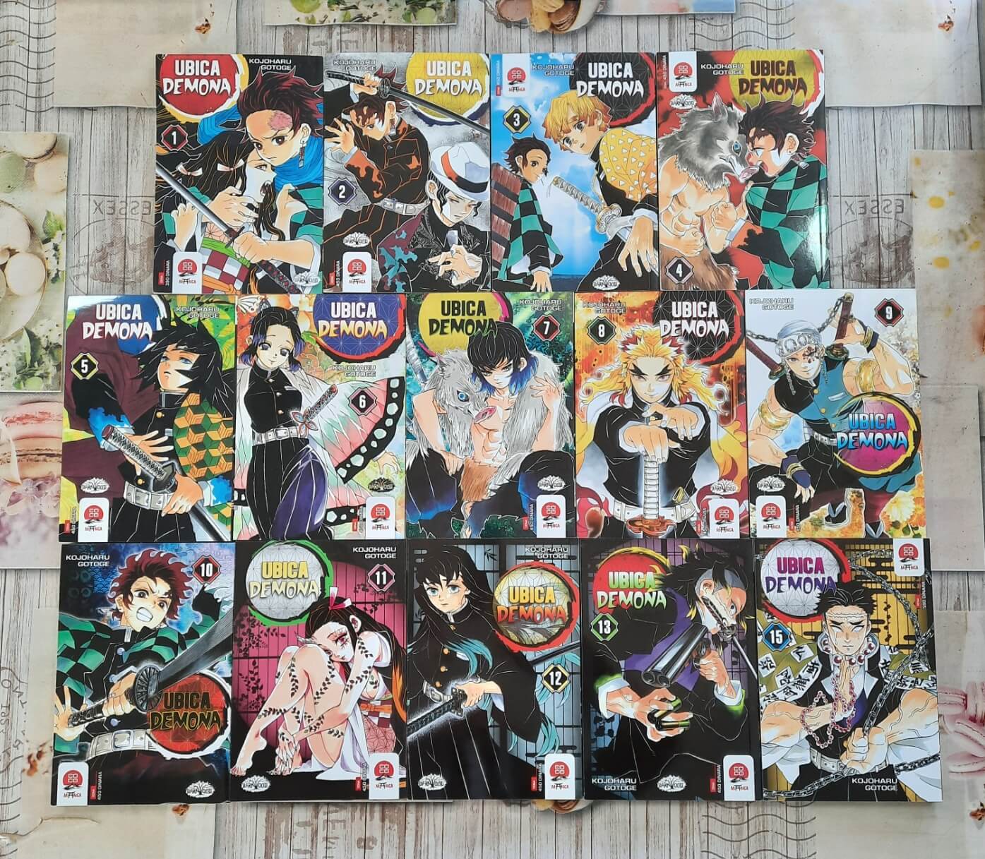 Ubica demona 1 - 13, 15 - Kojoharu Gotoge