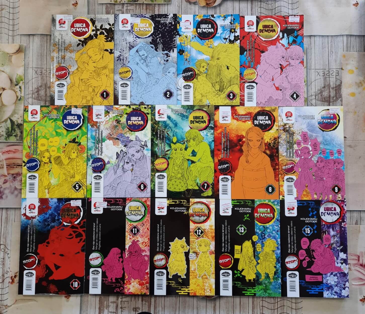 Ubica demona 1 - 13, 15 - Kojoharu Gotoge