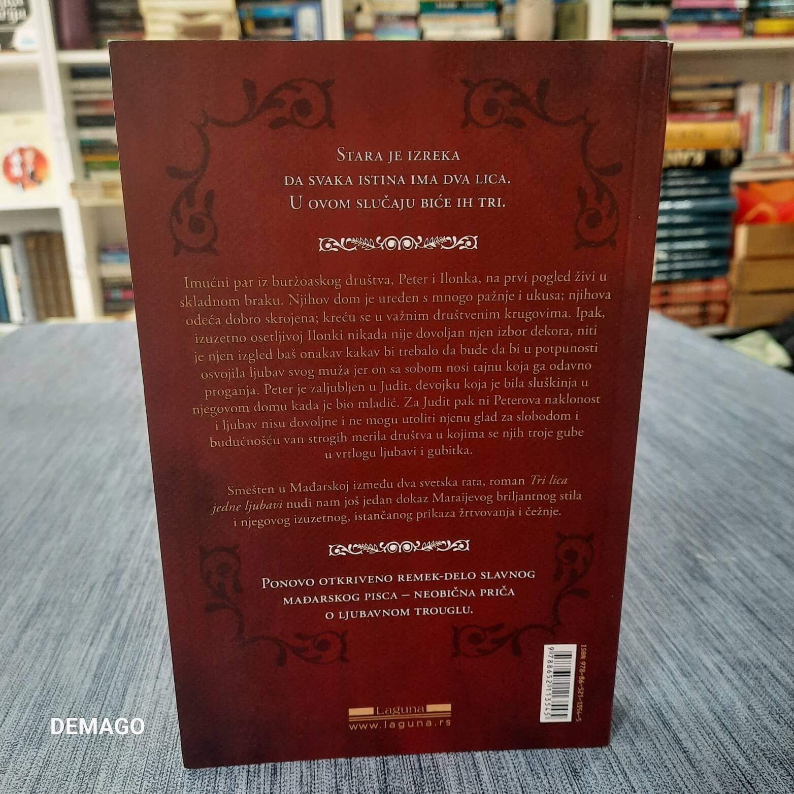 Tri lica jedne ljubavi - Šandor Marai